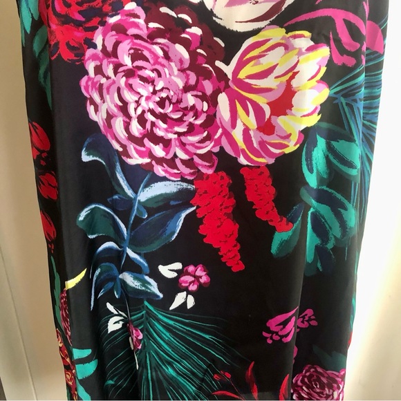 STARS ABOVE Nighty/Chemise Size SMALL Black with Multi-Color Floral NWOT - Picture 5 of 10